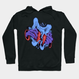 BROKEN HEART VALENTINE HAND Hoodie